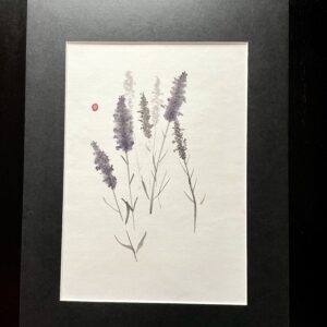 lavende sumi-e
