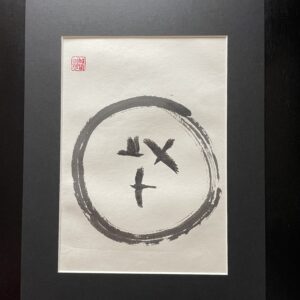 black sun and three crows