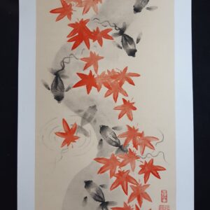 jesienne klony i rybki